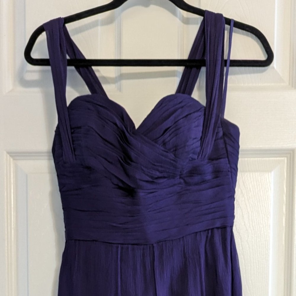 Eggplant color formal dress